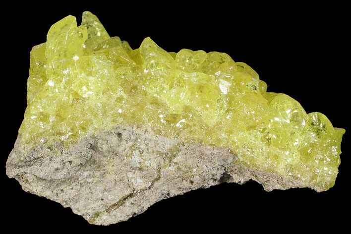 Sulfur Crystals on Matrix - Bolivia #66291